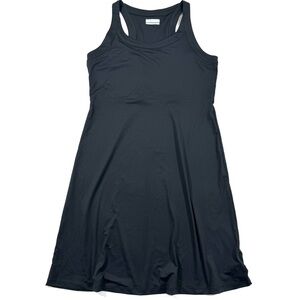 Columbia Omni Shade Sport Tank Dress Black Size Medium